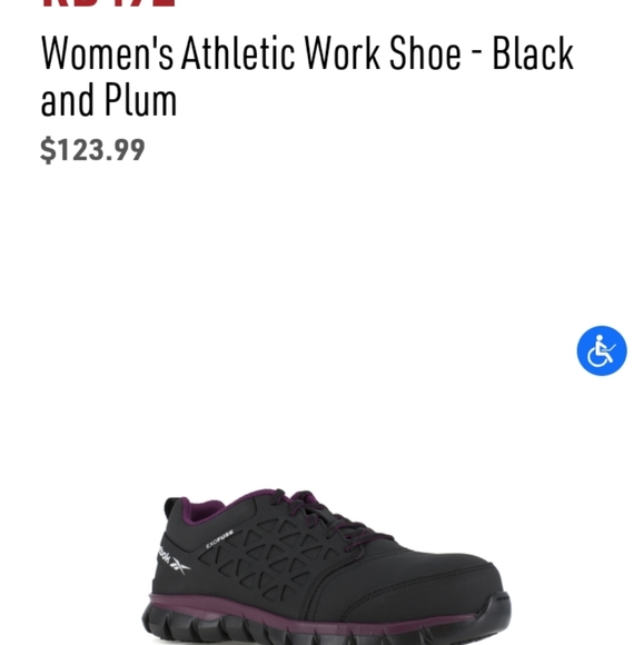 Reebok steal toe slip resistant  shoes - Picture 6 of 8